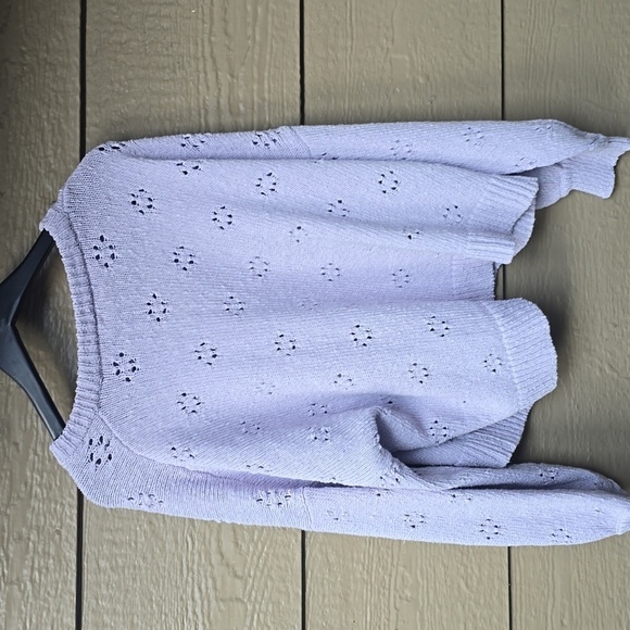 Madewell Pointelle Knit Pullover Sweater 2X NWT - Picture 8 of 9